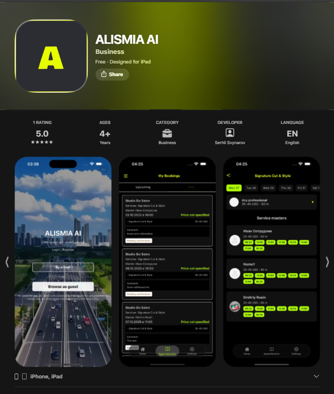 ALISMIA AI